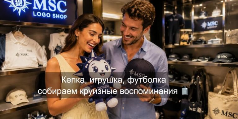 Шопинг на лайнерах MSC Cruises: Duty Free, бутики, сувениры и советы по покупкам.