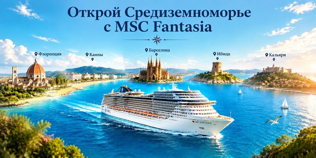 Круиз «Лазурные берега» на MSC Fantasia: маршрут и лайфхаки для путешественников