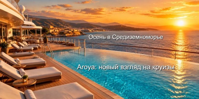 Круизы по Средиземноморью на лайнере Aroya — скидка до 5%