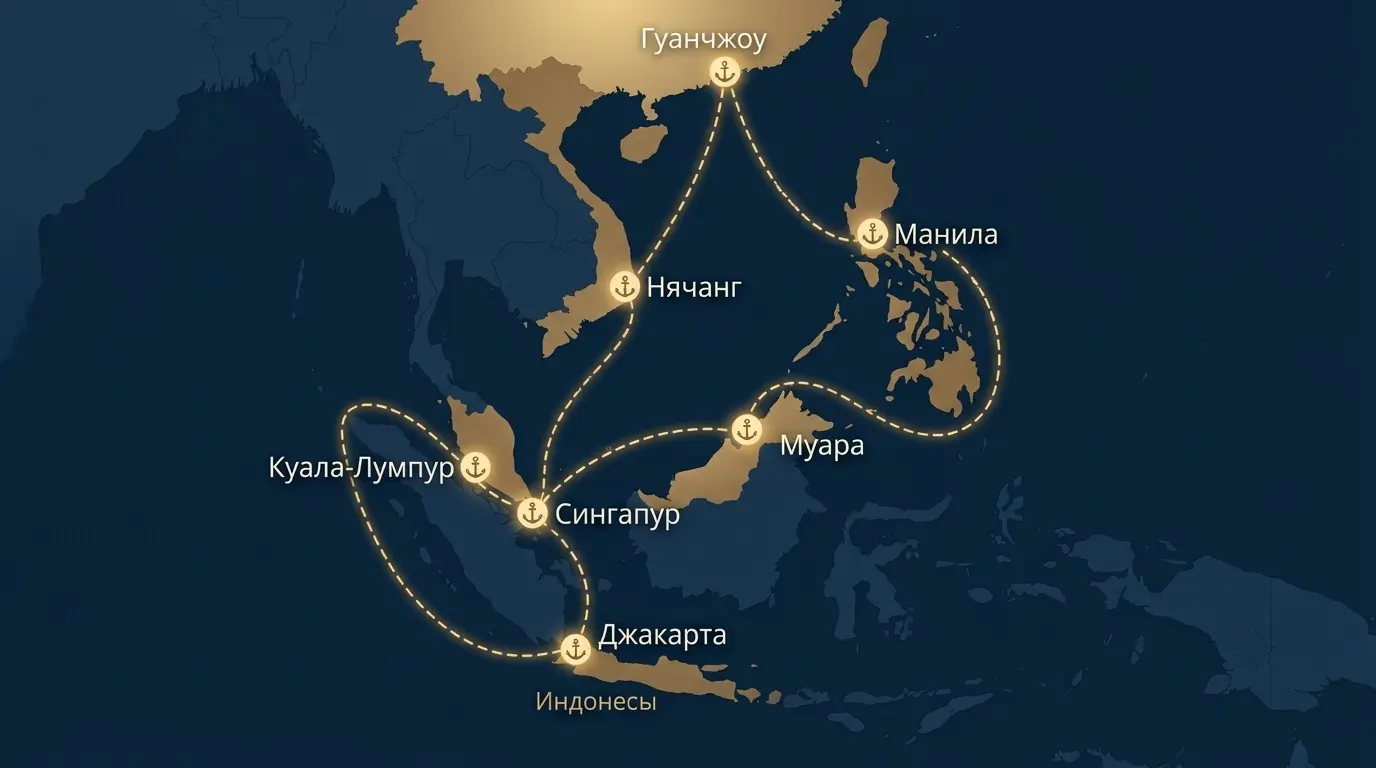 круиз Китай Сингапур Вьетнам