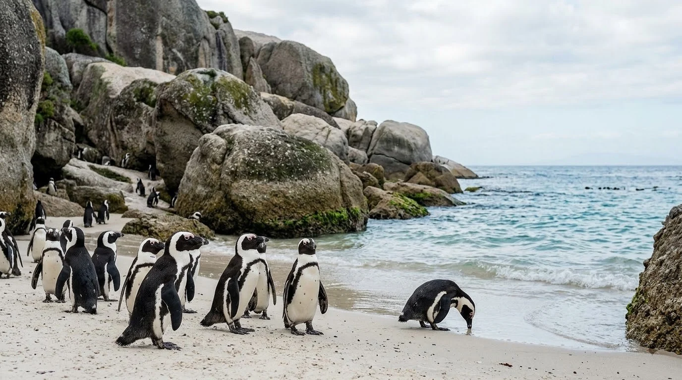 Мыс Доброй Надежды и пингвины на Boulders Beach