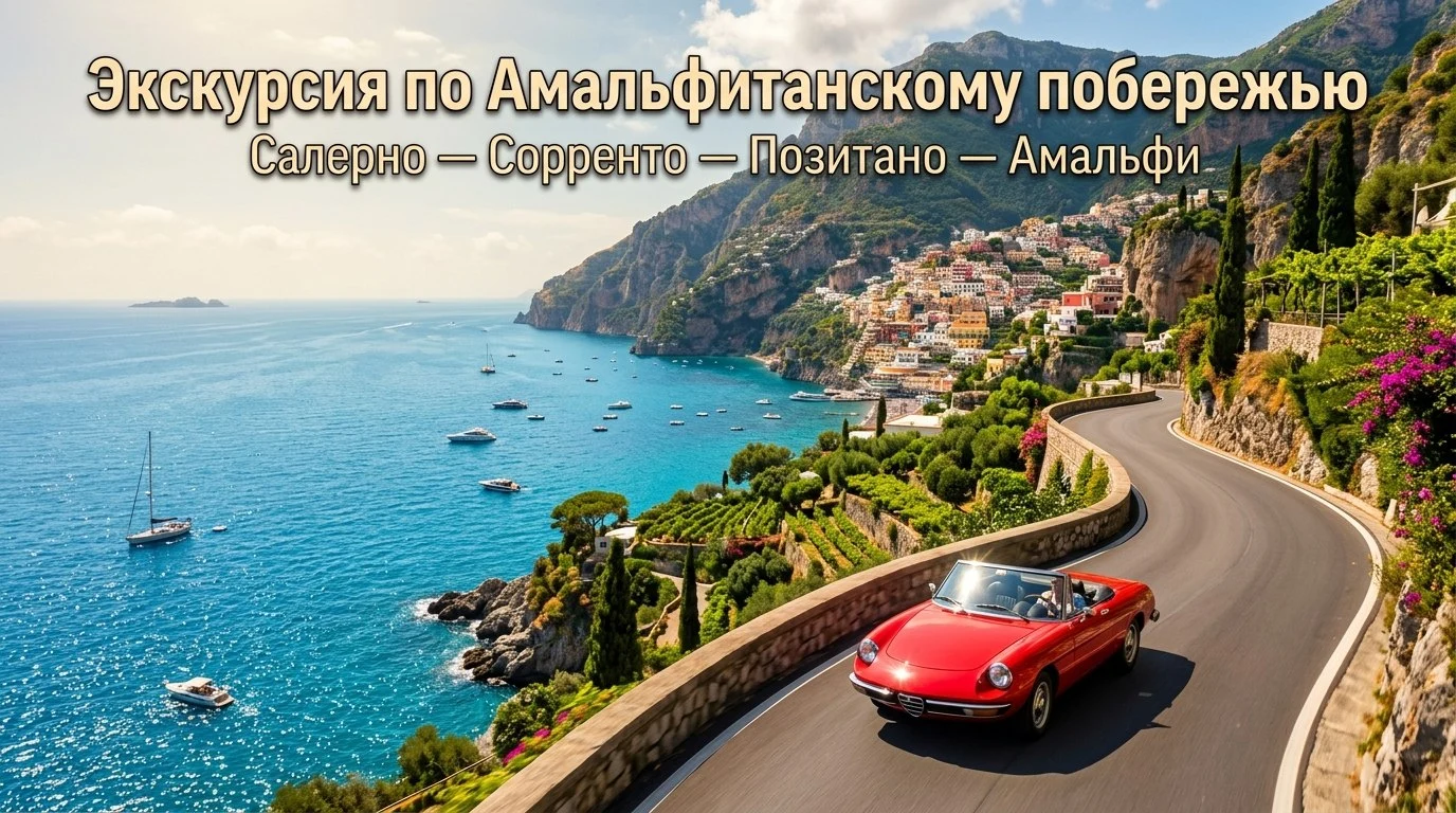 экскурсия по Амальфитанскому побережью