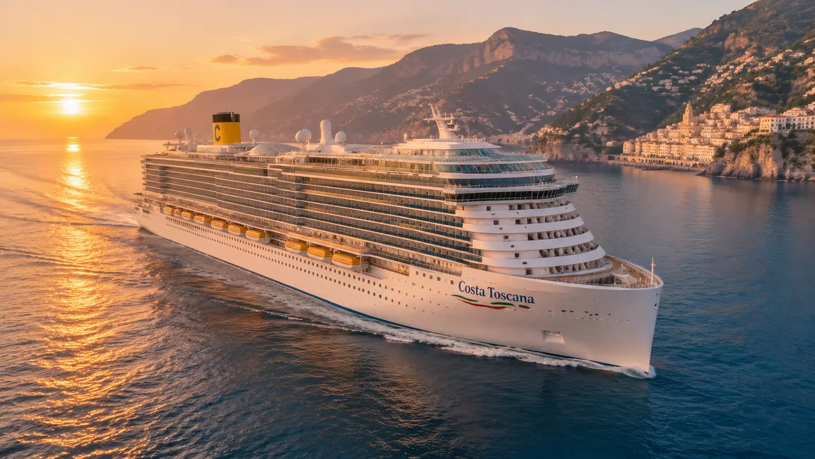 флагман Costa Cruises - лайнер Costa Toscana