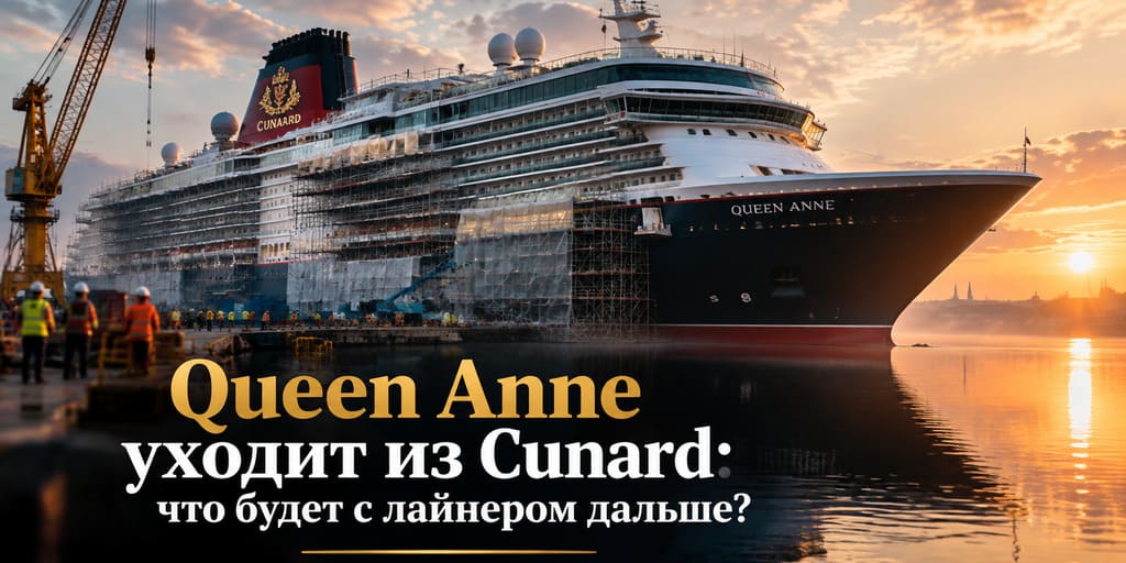 Queen Anne покидает Cunard — переход в P&O Cruises в 2029