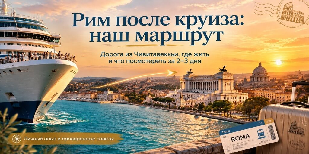 Рим после круиза: маршрут и советы для круизёров.